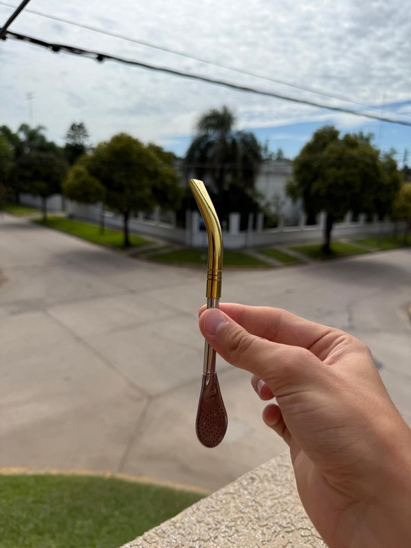 Bombilla Pico de Loro con Bronce